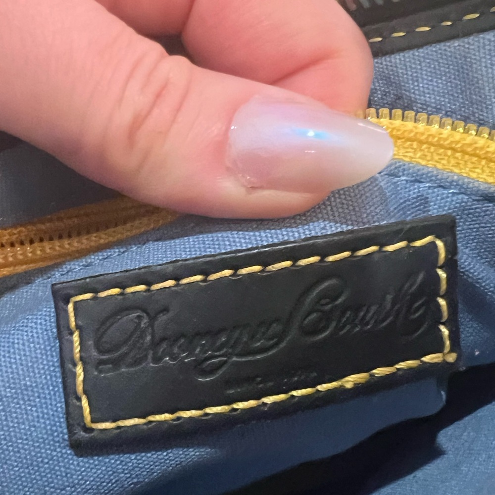 Dooney & Bourke Black Bag with Multicolor Logo - Picture 5 of 7